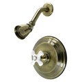 Kingston Brass KB3633PXSO Pressure Balanced Shower Faucet, Antique Brass KB3633PXSO